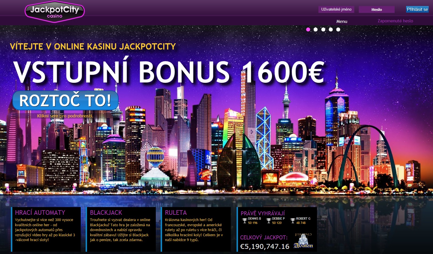 Jackpot city online casino gratis
